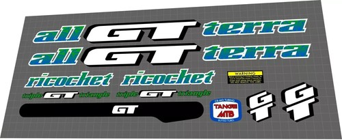 Set decalcomanie telaio blu - , gt