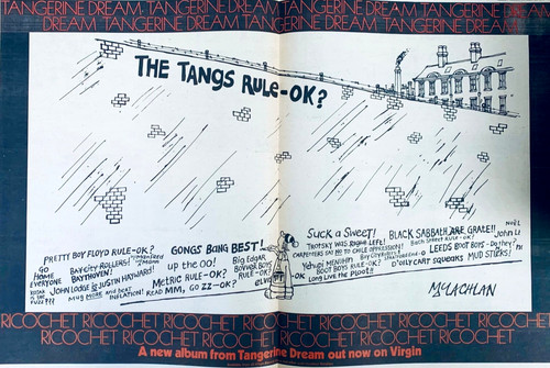 Tangerine dream 1975 poster - dream,