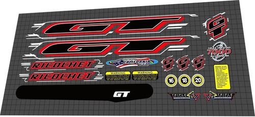 Set decalcomanie rosse - , gt