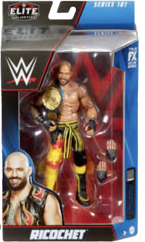 Figurine ricochet wwe elite - ricochet,