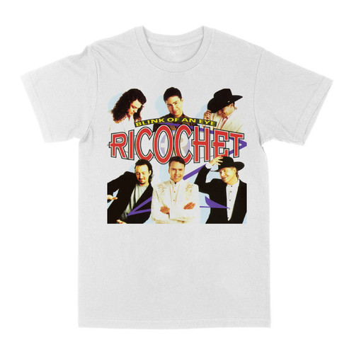 Shirt bianca ricochet - ricochet, band